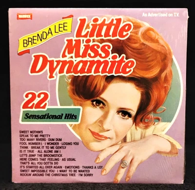 (NEW)  BRENDA LEE "LITTLE MISS DYNAMITE"  (RARE VINYL / 1ST REL-1980 / MINT) - Image 1 of 4