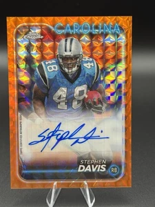 2024 Topps Chrome Stephen Davis Orange Geometric Auto /25 #BA-SDA - Picture 1 of 2