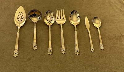 1881 Roger's Oneida Золотая Скандинавия - Трудно найти - СЕРВИРОВОЧНЫЙ НАБОР - Изображение 1 из 4