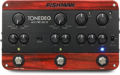 Preamplificador de instrumento acústico Fishman ToneDEQ con efectos Foto 1 de 4