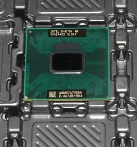 Intel Core 2 Duo T9550 SLGE4 1066MHZ 2.66/GHz 6MB Dual-Core CPU Prozessoren - Picture 1 of 4