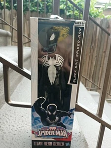 Marvel Black Suit Spiderman Actionfigur - Bild 1 von 2