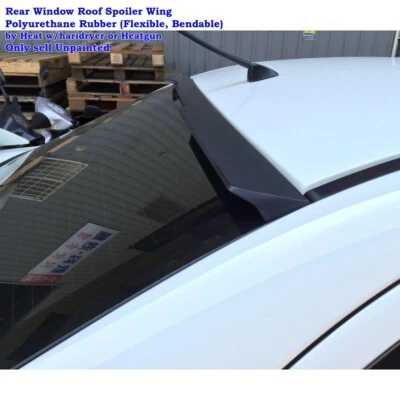 KmhSpeed 889H Rear Window Roof Spoiler Wing Fits 2007~10 Chrysler Sebring Sedan - Imagem 1 de 4