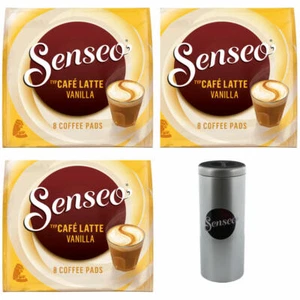 SENSEO Kaffeepads Premium Set Café Latte Vanilla 3er Kaffee je 8 Pads Paddose - Bild 1 von 6