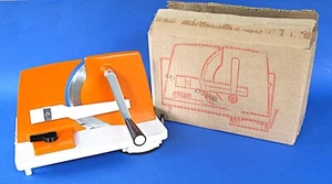 Brotschneidemaschine Allesschneider Orange 50/60er Rockabilly Unbenutzt OVP - Bild 1 von 7