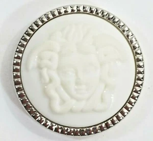 One (1) Uncirculated VERSACE Medusa Logo Head Button .83" (21.0mm) VHTF - Picture 1 of 11