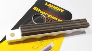 LANSKY USA Medium Grit Fishhook Knife Sharpeners Sharpening Rod Stone USA Made
