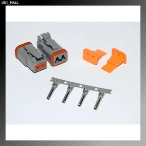 2 x Kit de conector hembra Deutsch DT 2 pines, enchufes estampados 14-16AWG (Hecho en EE. UU.) - Imagen 1 de 7