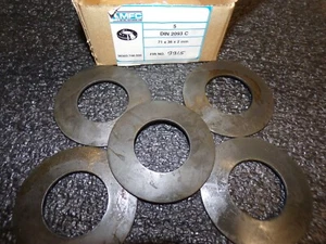 DISC SPRING FOR CRITICAL APPLICATIONS TYPE C (LIGHT) 71X36X2MM (HH) - Picture 1 of 4