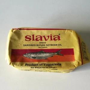Vintage Slavia Sardines Yugoslavia Collectible Not For Human Consumption - Picture 1 of 5
