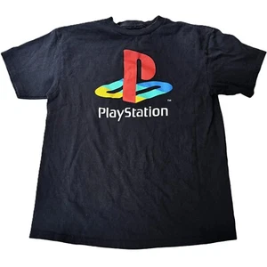 Sony Playstation Licensed Black Graphic Tee T-Shirt with Logo ~ Boys SIZE 8 - Picture 1 of 6