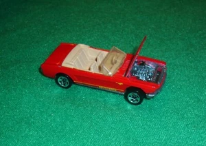 1983 Hot Wheels Red 65 Mustang Convertible Great shape! - Picture 1 of 4