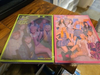 PURPLE KISS 2nd Mini Album [HIDE & SEEK] 2Ver SET CD+Book+2p Card+Poster+Sticker - Image 1 of 2
