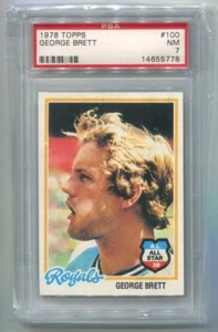 1978 Topps - GEORGE BRETT - Card #100 - KANSAS CITY ROYALS PSA 7 - Picture 1 of 1