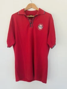  Licensed Product Carlton Mid Strength Red Polo Shirt Poly Cotton Made Australia - Imagen 1 de 6