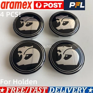 Set of 4 Wheel Centre Caps Holden 63mm HSV Coupe V2-VY VZ VE VF EX GTS Commodore - Picture 1 of 2
