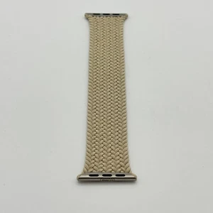 Apple Watch Beige Braided Solo Loop 41mm Size 5 OEM Authentic - Photo 1 sur 1