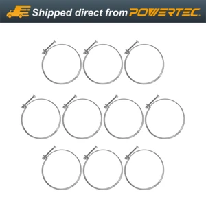 POWERTEC 4 inch Double Wire Hose Clamps for Dust Collection-10 Pack(70261) - Picture 1 of 8