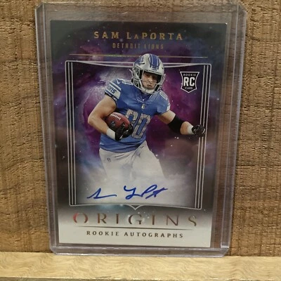 2023 Panini Origins - Rookie Autographs #RASML Detroit Lions (AU, RC) - Image 1 of 2