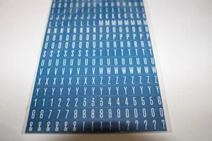 American Craft Remarks Shane Cardstock Letter/Number Stickers 608PC Scrapbooking - Picture 1 of 9
