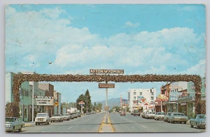 Postkarte Elchhornbogen auf der Washington Street in Afton, WY. - Bild 1 von 2