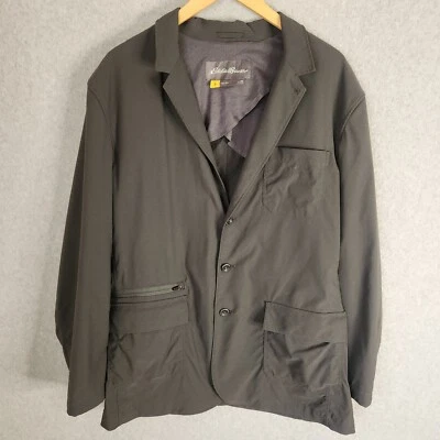 Blazer Eddie Bauer Travex Voyager 2.0 para hombre talla 48 gris elástico de viaje Foto 1 de 4