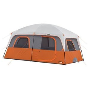  10 Person Tent | Large Multi Room Tent for Family | 10 Person (Orange)
