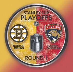 2023 Stanley Cup Playoffs Pin Nhl Boston Bruins Vs. Florida Panthers Round 1