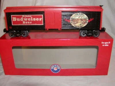 Lionel 2028220 AB Brewing Co Budweiser Woodside Reefer O27 MIB 2020 New Sealed - Image 1 of 4