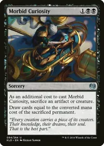 4 Morbid Curiosity 4x x4 - casi nuevo - Kaladesh - SPARROW MAGIC de colección - Imagen 1 de 1