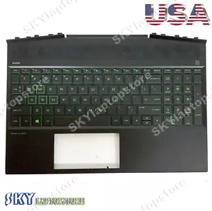 NUEVO reposamanos HP Pavilion 15-DK 15T-DK con teclado retroiluminado y panel táctil L57593-001 - Imagen 1 de 3