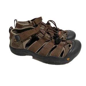Keen Kinder braun wasserdicht Komfort Wandern Sandalen Größe 3 - Bild 1 von 9