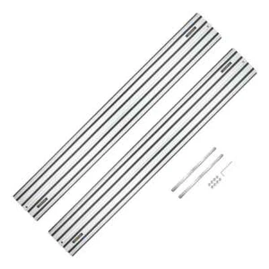 110 in. Track Saw Guide Rail Connector Set with 2x55 in. Rails - Picture 1 of 7