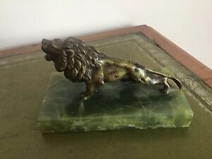 Antique bronze Lion
