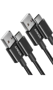 Anker USB C Charger Cable, 2-Pack 3 USB to USB C Cable - FREE NEXT DAY ✅🚨 - Picture 1 of 6