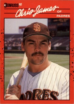 1990 Donruss Chris James #323 - Image 1 of 2