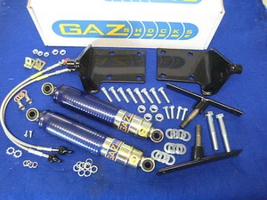 MGB ROADSTER & GT NEW GAZ FRONT & REAR SHOCK ABSORBER KIT WITH BRACKETS - Picture 1 of 2