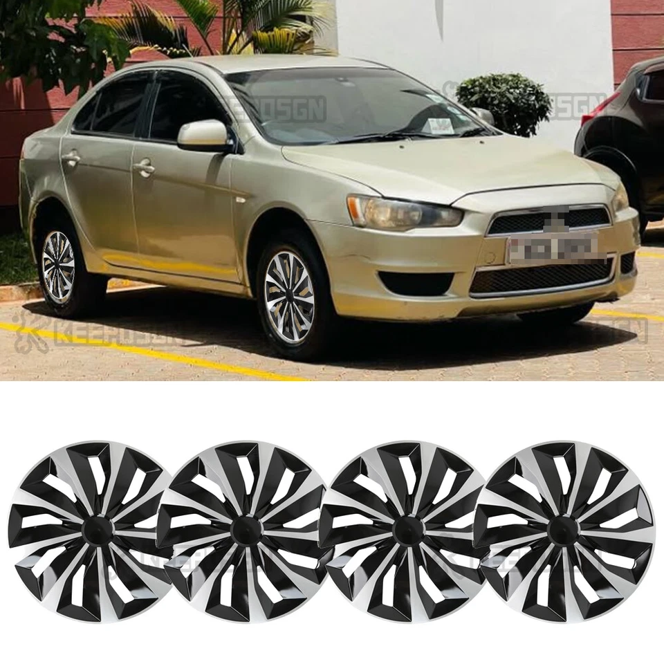 4x Tapacubos Tapacubos 16" Tapacubos Tapacubos Tapacubos a Presión para MITSUBISHI GALANT Foto 1 de 4