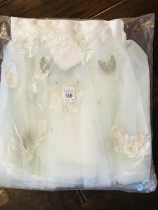 Pottery Barn Monique Lhuillier Butterfly Tulle Tutu Seafoam Halloween Costume - Picture 1 of 7
