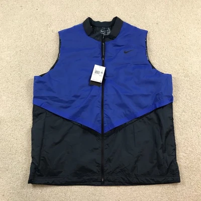 Nike Therma-FIT ADV Chaleco de Golf Repelente Para Hombres 2XL Cremallera Completa FQ0447-478 Azul Nuevo Foto 1 de 4