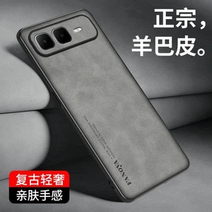 For Infinix Smart 10 Pro, Luxury Business Retro Leather Soft Rubber Case Cover - Imagen 1 de 11
