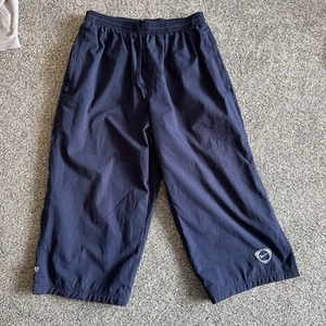 Pantalone lungo uomo Nike blu navy 3/4 vintage grande - Foto 1 di 6