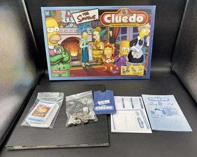 Cluedo The Simpsons Murder Mystery Board Game Waddingtons 2001 Complete - Image 1 of 4
