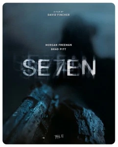 Seven (Brad Pitt Morgan Freeman) 7 New 4K Ultra HD Region B Blu-ray + Steelbook - Picture 1 of 1