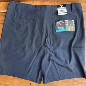 Callaway Golf Shorts Men's 40x9 Gray Performance Opti-Dri Media Pocket Logo NEW - Picture 1 of 7