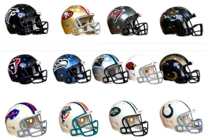 2011 Riddell Mini Kunststoffhelm 1,5" alter Logos Kaugummiautomat **IHRE WAHL** - Bild 1 von 14