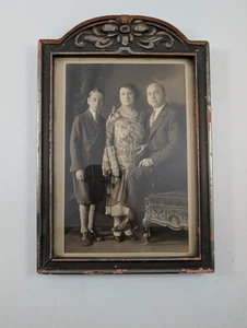 Antique Family Photograph Framed by Gerrity Bangor Maine Early 1900's - Picture 1 of 15