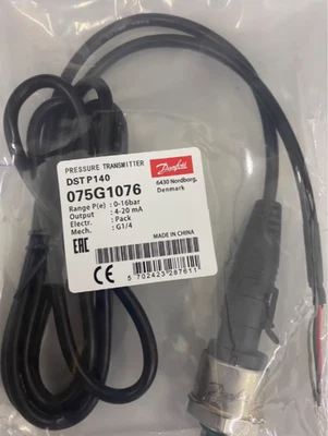 Danfoss 075G1076 DSTP140 Pressure Transmitter 0-16Bar 4-20mA Brand - Image 1 of 2
