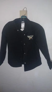 Giacca Bomber Star Wars Ragazzo Taglia 9/10 Nera The Disney Store Nuova Con Etichette - Foto 1 di 1