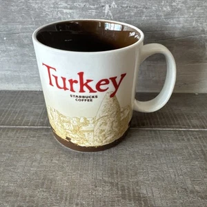 Starbucks Turkey 16 oz Global Coffee Tea Cup Mug NEW 2012 Brown/Beige - Picture 1 of 6